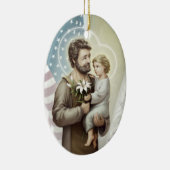 St. Joseph the Protector Keramisch Ornament (Rechts)