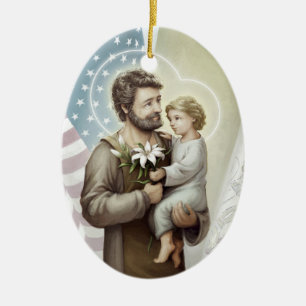 St. Joseph the Protector Keramisch Ornament