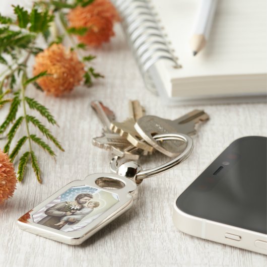 St. Joseph the Protector Sleutelhanger (Zijkant)