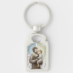 St. Joseph the Protector Sleutelhanger