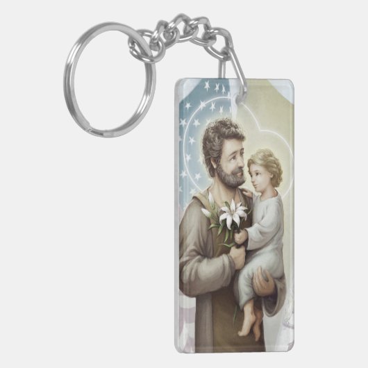 St. Joseph the Protector Sleutelhanger (Voorkant Links)
