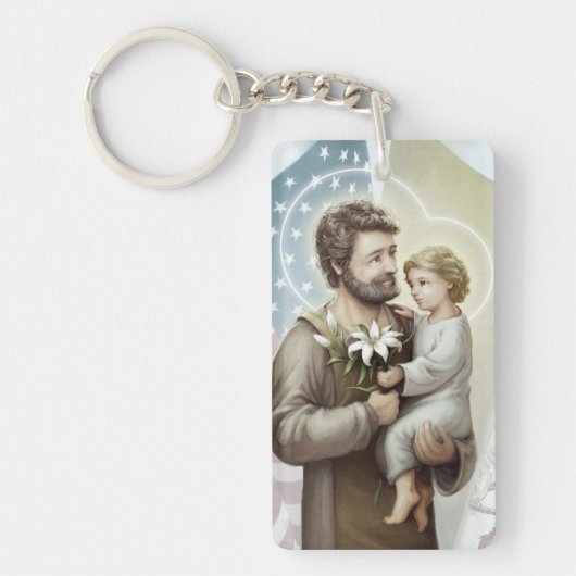 St. Joseph the Protector Sleutelhanger (Voorkant)