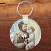 St. Joseph the Protector Sleutelhanger (Voorkant)