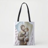 St. Joseph the Protector Tote Bag (Voorkant)