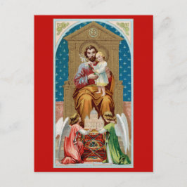 St. Joseph, Toddler CC, Angels met Vaticaanmodel Briefkaart