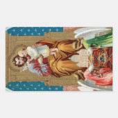 St. Joseph, Toddler CC, Angels met Vaticaanmodel Rechthoekige Sticker (Voorkant)
