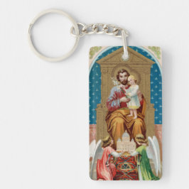 St. Joseph, Toddler CC, Angels met Vaticaanmodel Sleutelhanger
