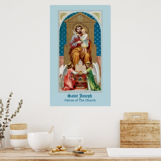 St Joseph, Toddler CC; Angels w/Vatican Model Poster (Keuken)