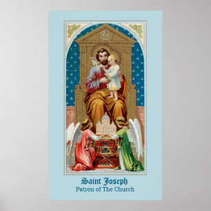 St Joseph, Toddler CC; Angels w/Vatican Model Poster