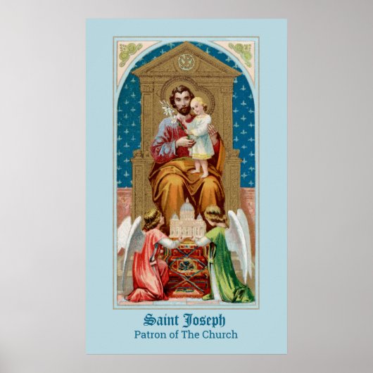 St Joseph, Toddler CC; Angels w/Vatican Model Poster (Voorkant)