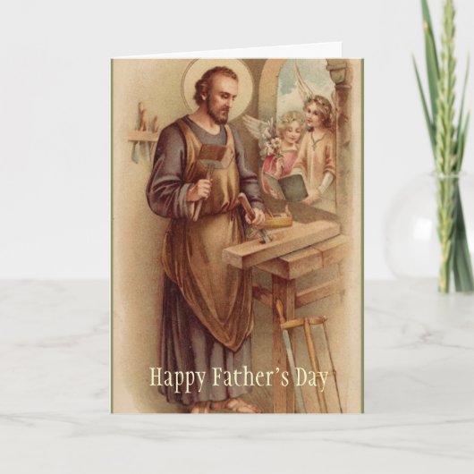 St. Joseph VADERDAG Engelen Gereedschap Kaart (Voorkant)