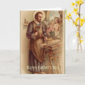 St. Joseph VADERDAG Engelen Gereedschap Kaart (Gele Bloem)
