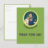 St Joseph voor deze Times Gevouwen Wenskaart Briefkaart (Voorkant / Achterkant)