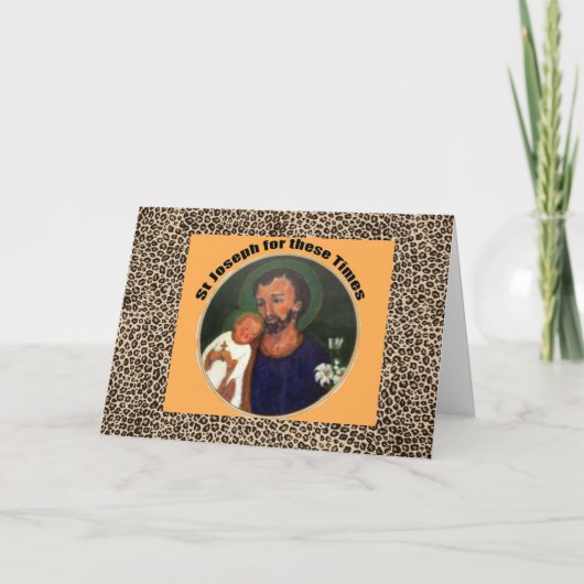 St. Joseph voor deze Times Kaart (Voorkant)