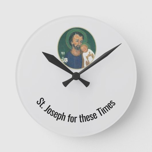 St Joseph voor deze Times Ronde Klok (Voorkant)