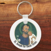 St Joseph voor deze Times Sleutelhanger (Voorkant)