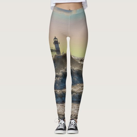 St Joseph Vuurtoren Schilderachtig Leggings (Voorkant)