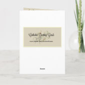 St. Joseph Wenskaart met gebed binnen Kaart (Achterkant)