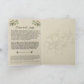 St. Joseph Wenskaart met gebed binnen Kaart (Binnen)