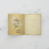 St. Joseph Wenskaart Religieus Feest Kaart (Binnen)