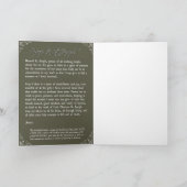 St. Joseph Wenskaart w/prayer Kaart (Binnen)