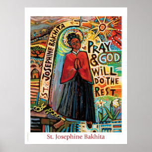St. Josephine Bakhita katholiek Classroom poster