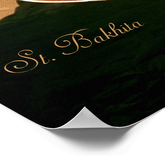 St. Josephine Bakhita. Poster (Hoek)