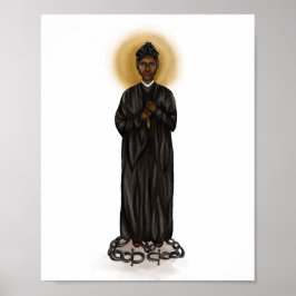 St. Josephine Bakhita Print - White Background