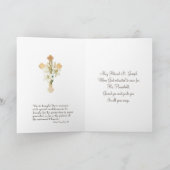 St. Jozef Jezus Katholieke Religieuze Paus Pius IX Feestdagen Kaart (Binnen)