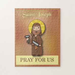 St. Jozef Katholieke Feestdag Heilige Dag Bid Voor Legpuzzel