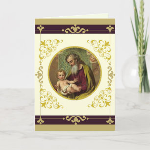 St. Jozef & Kind Jezus VADERDAG Kaart