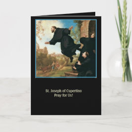 St. Jozef van Cupertino Katholiek Religieus Kaart