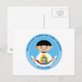 St. Juan Diego Briefkaart (Voorkant / Achterkant)
