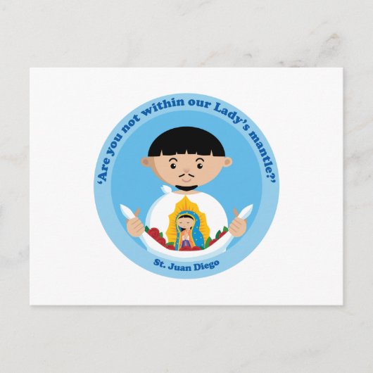 St. Juan Diego Briefkaart (Voorkant)