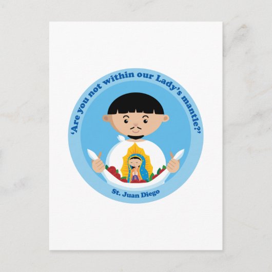 St. Juan Diego Briefkaart (Voorkant)
