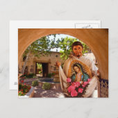 ST. JUAN DIEGO EN ONZE LADY OF GUADALUPE. BRIEFKAART (Voorkant / Achterkant)