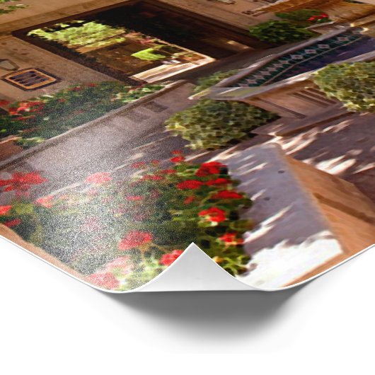 ST. JUAN DIEGO EN ONZE LADY OF GUADALUPE. FOTO AFDRUK (Hoek)