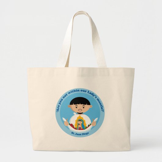 St. Juan Diego Grote Tote Bag (Voorkant)