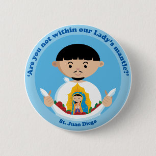 St. Juan Diego Ronde Button 5,7 Cm