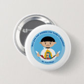 St. Juan Diego Ronde Button 5,7 Cm (Voorkant /achterkant)