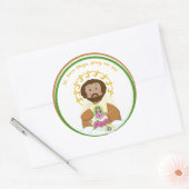 St. Juan Diego Ronde Sticker (Envelop)