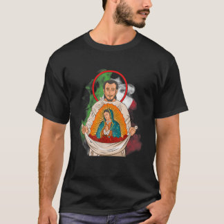 St Juan Diego y Virgen de Guadalupe T-shirt