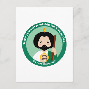 St. Jude de Apostle Briefkaart