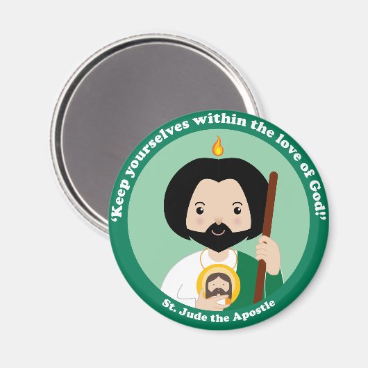 St. Jude de Apostle Magneet (Voorkant / Achterkant)