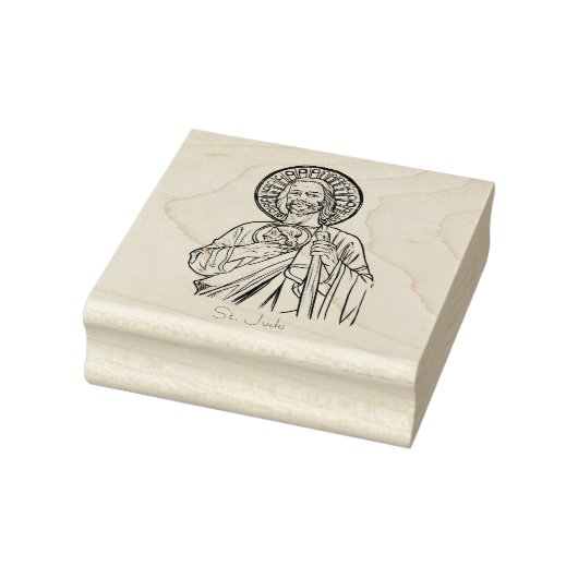 St. Jude Katholiek Religieus Rubberstempel (Stempel)