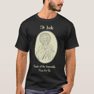 St Jude Pray voor ons katholieke Christelijk Saint T-shirt