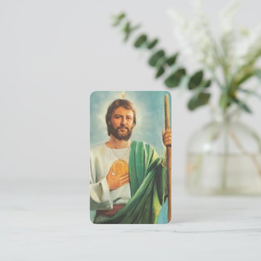 St. Jude Prayer Kaart : Gabi na uren Visitekaartje (Staand voorkant)