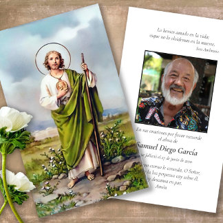 St Jude Spain Prayer Cards Visitekaartje