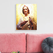 St Jude Thaddeus, beschermheer van het onmogelijke Canvas Afdruk (Insitu (Woonkamer))