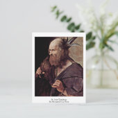 St. Jude Thaddeus door Georges de la Tour Briefkaart (Staand voorkant)